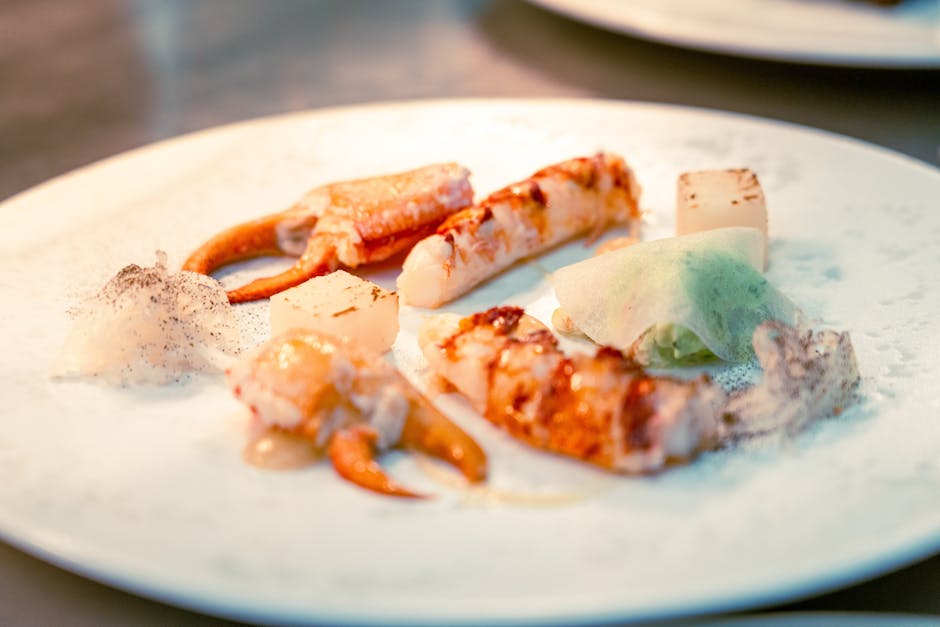 Fine dining tasting menu